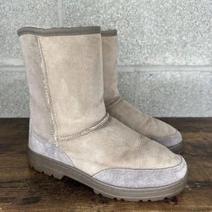 UGG Tan Suede Short Boots